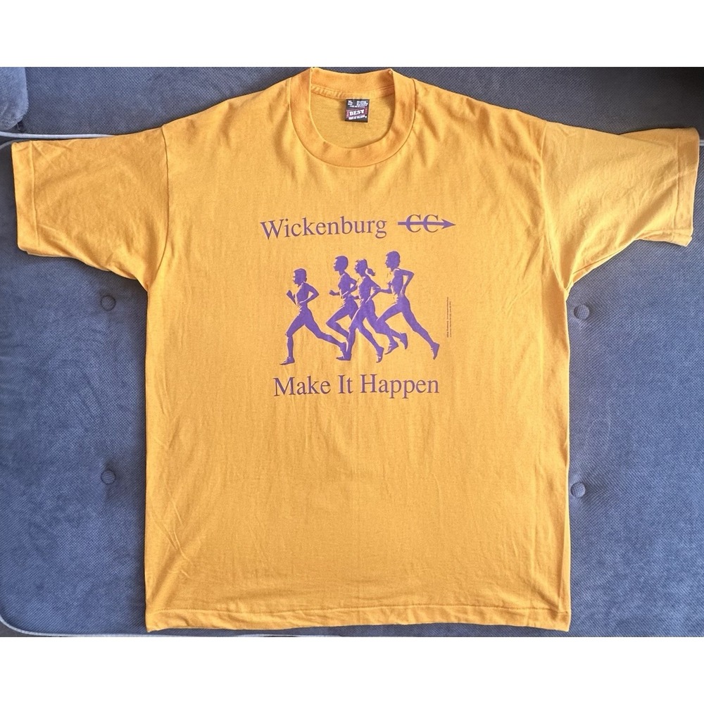 Vintage Track & Field Single Stitch 1990 Herb Parsons T-Shirt Deadstock XL RARE‎
